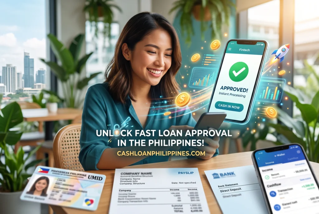 How do I trigger instant approval for a fast approval online loan in the Philippines?