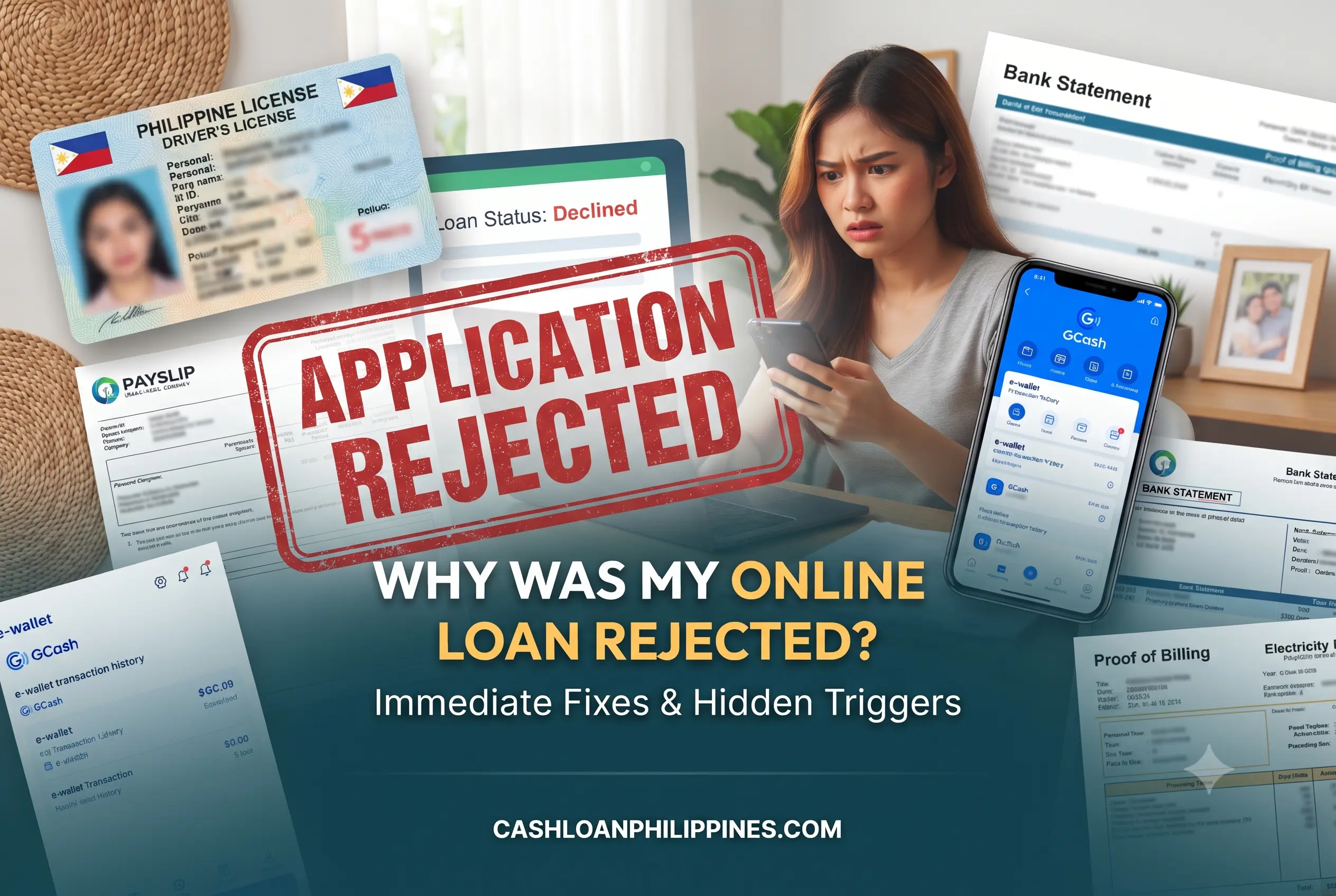 Why Was My Online Loan Rejected in the Philippines? (Immediate Fixes & Hidden Triggers)