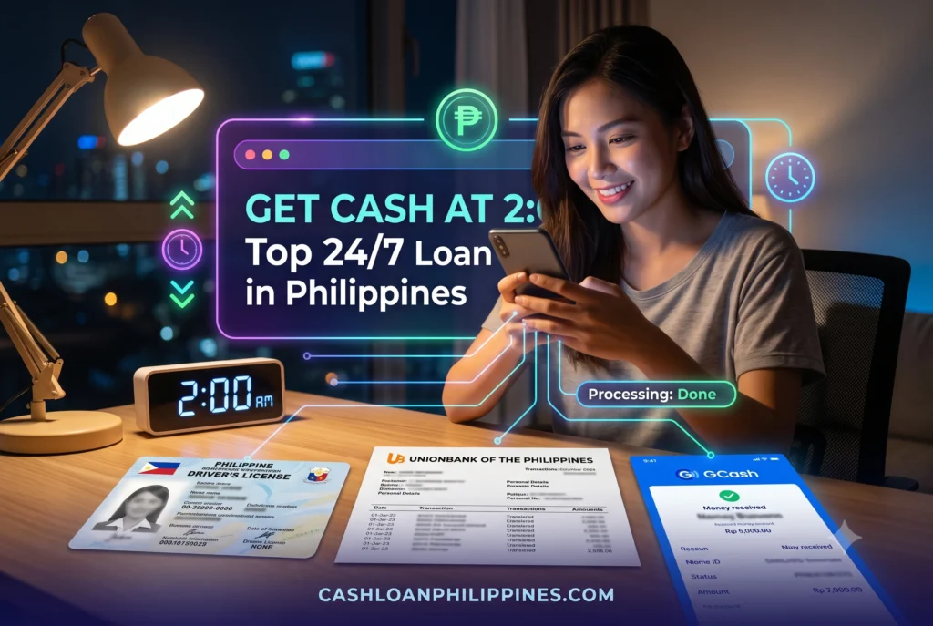 Which 24/7 Loan Apps in the Philippines Disburse Cash at 2:00 AM?